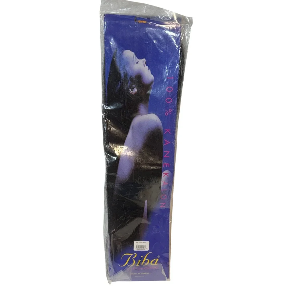 Biba K.K. Jumbo Braid 100% Kanekalon Hair Extension Color 34 Dark Brown Gray